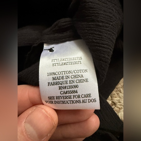 Z Supply 100% Cotton Button Up Shirt Sz M/L - Picture 7 of 11